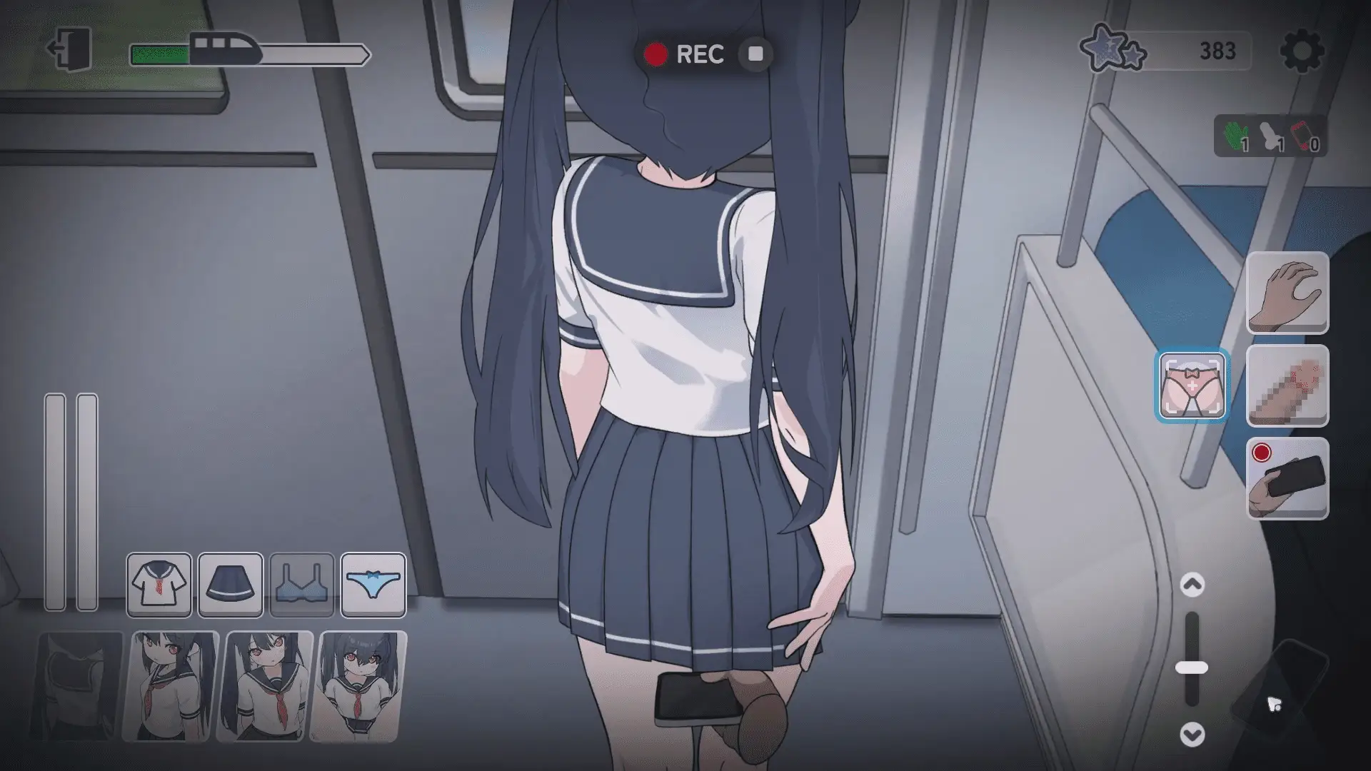 0510新作[互动SLG/抚摸触摸/动态] 通勤电车、被偷拍的少女 通勤電車、盗撮される少女 机翻版 [1.50G]