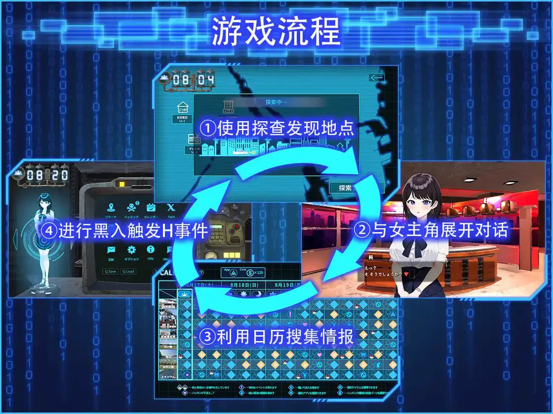 3397【3D/官中/精品/动态/无码】LOOK.hacII -手机摄像头X盗摄II- ルック・ハックII v1.4 官方中文步兵版+DLC