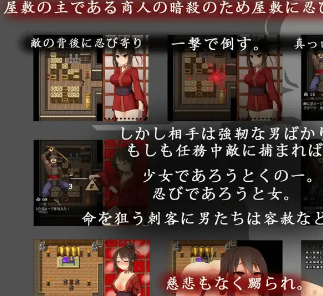1630[精品RPG/日式和服] 女忍者牡丹 くノ一牡丹 v1.02 AI汉化版 [1.10G]
