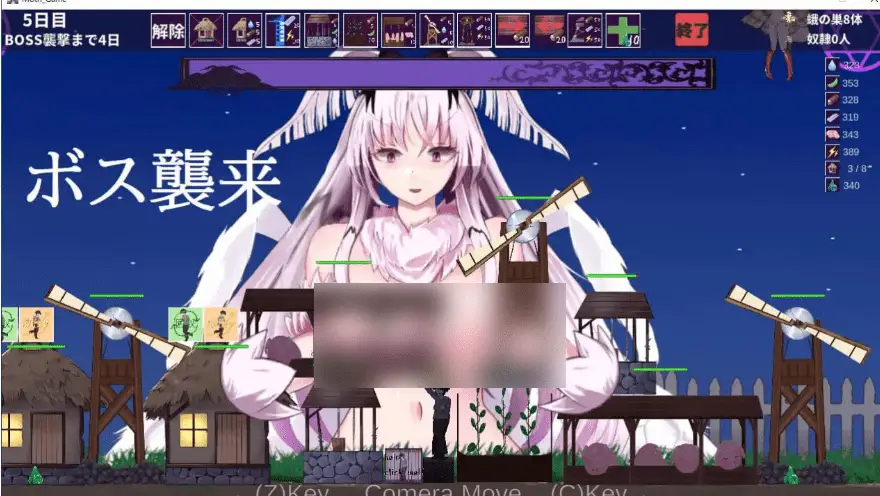 1645【SLG/生肉/PC/动态】飞蛾的产卵期～最后的村庄～ 蛾の産卵期～最後の村～ v1.1