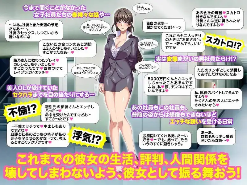 2188【探索RPG/职场OL/汉化/PC+安卓】与公司女神互换身体的结果(会社でマドンナ的な彼女と身体が入れ替わった結果WW)V1.0 内嵌AI汉化