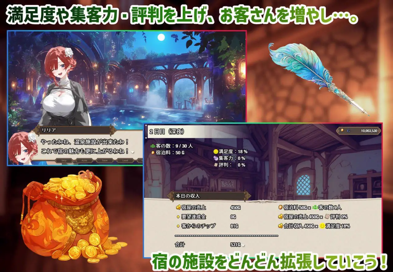 2260【SLG/官中】女冒险者聚集的情色旅馆 女冒険者の集うエッチな宿steam官中版