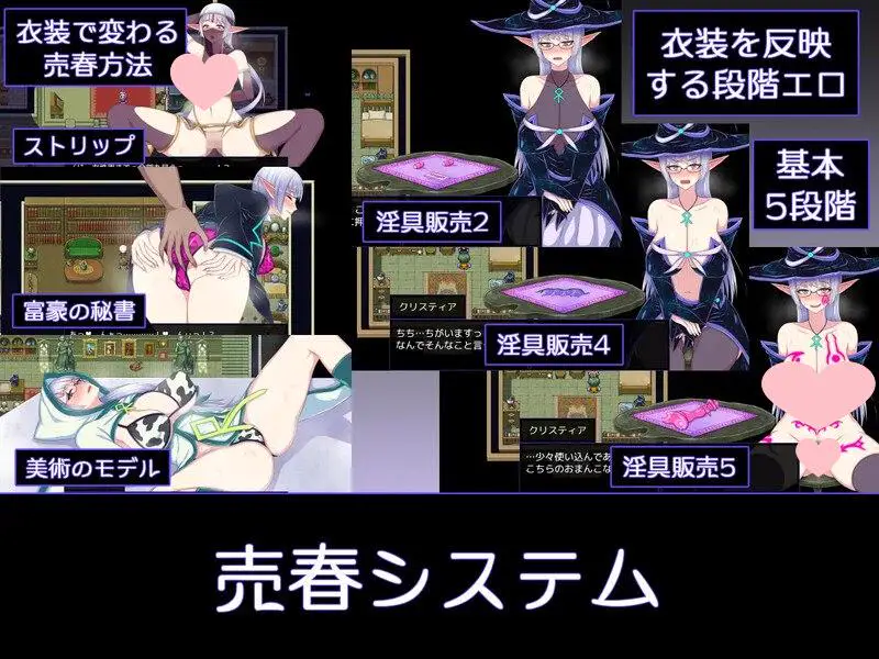 2231【精品ARPG/羞耻露出/官中/PC+安卓】克莉丝与游乐之街（クリスと遊楽の街）V1.2.8 STEAM官中全回想