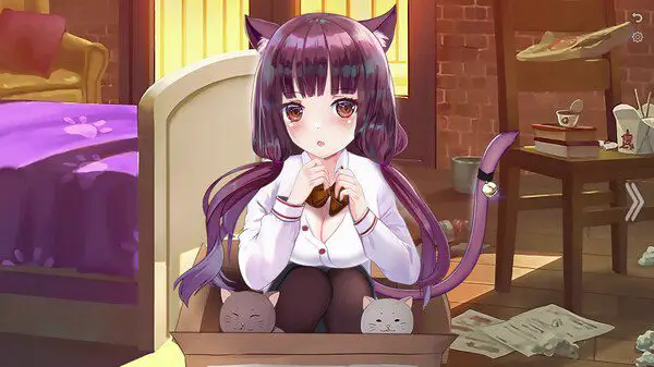 2555[互动SLG]猫咪夜生活 Neko Office Nightlife Adventures 步兵版