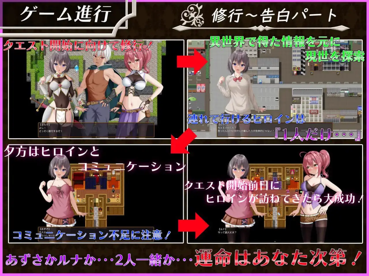 2724【RPG/战斗H/NTR/AI汉化】平行救济 パラレルリリーフ v1.6