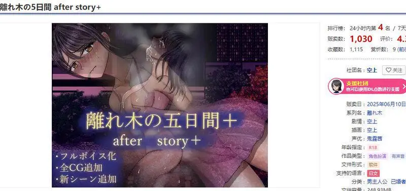 2783【探索RPG/动态/汉化/PC+安卓】离别之木的5天 后日谈+（離れ木の5日間 after story+）V1.0 内嵌AI汉化