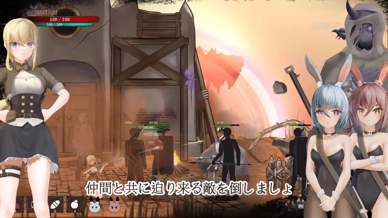 3732【动作ACT/全动态/官中】毁灭之地的女王（滅びた地の女王）官方中文步兵版