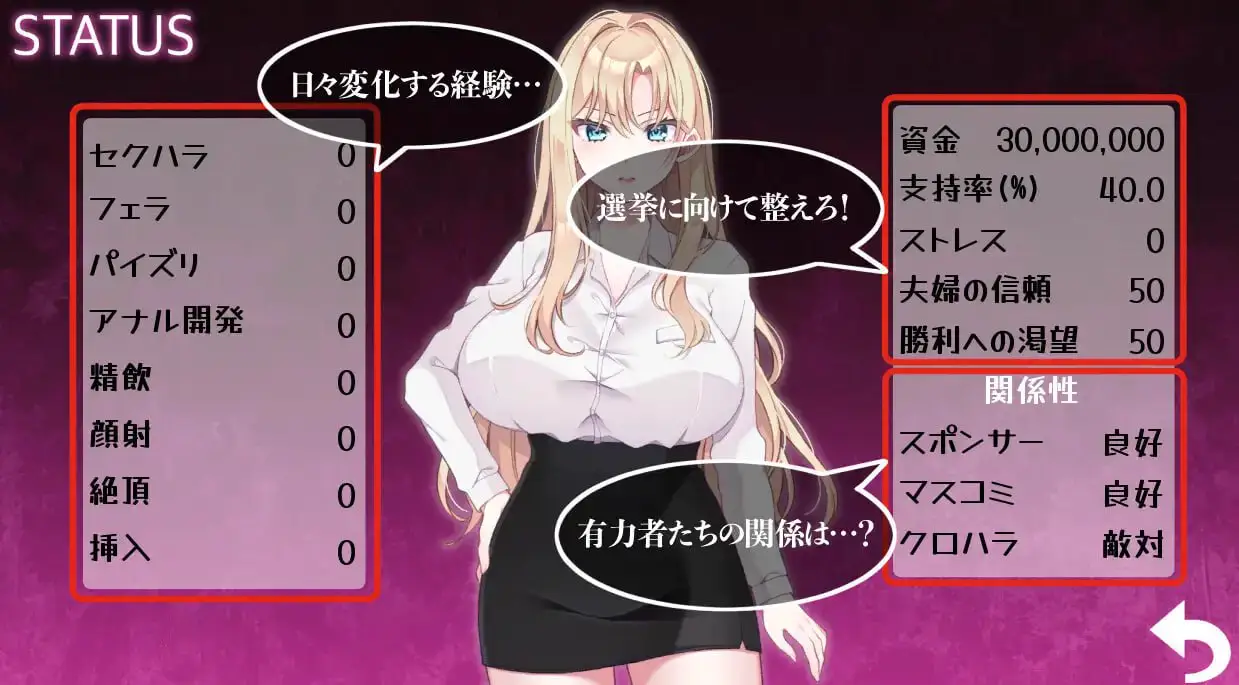 9763[SLG/人妻NTR]NTR政治 日本篇 ～爆乳政治家的选举活动记录！败给政敌什么的怎么可能存在〜 NTR POLITICS JP 〜爆乳政治家の選挙活動記録！政敵に負けるなんてアリエナイ〜 日文生肉版