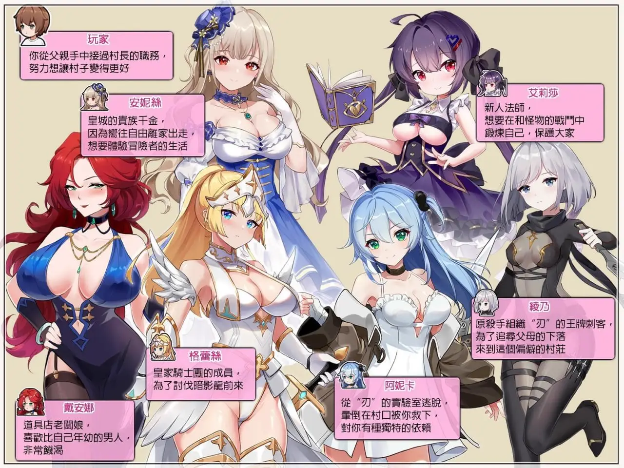 10066[SLG/经营模拟/动态]边境之村：杏爱与冒险 邊境之村 性愛與冒險~ V1.6 官方中文版【600M】[PC+安卓盖世]