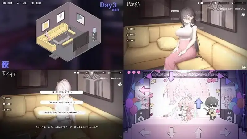 10837[经营SLG]欲情三重奏/欲情牛郎：让所有客人都成为自己的女人，打造淫乱后宫状态 好色男公关俱乐部 Lewd Male Host Club v0.7 demo 官中[PC+安卓盖世]10642