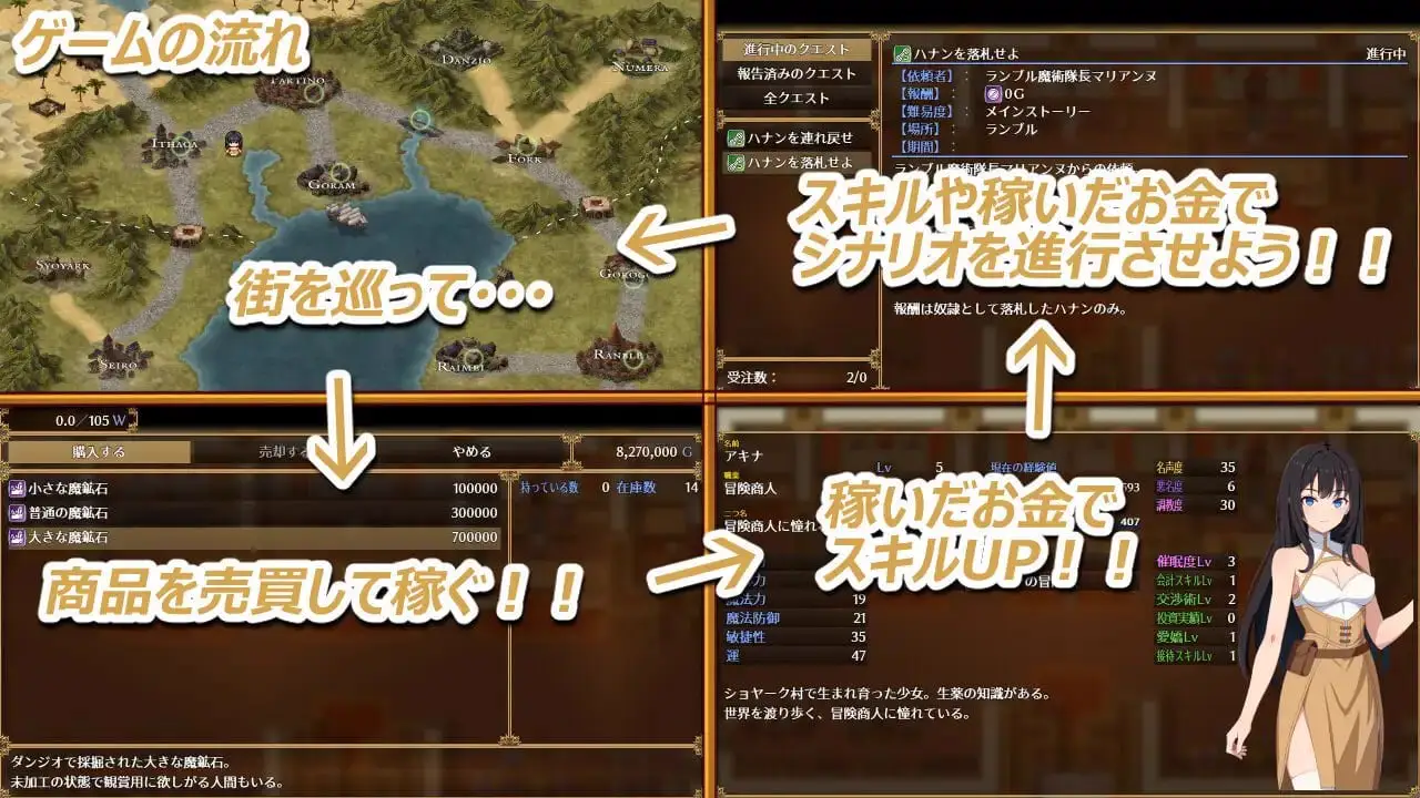 11181[RPG/羞耻/露出]亚希奈・商队 アキナ・キャラバン v1.0.0 AI汉化 [PC+安卓mtool]