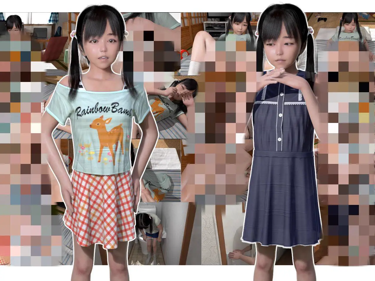 11685[SLG/3D动态/铜矿]にじいろばんび社团4部作品合集