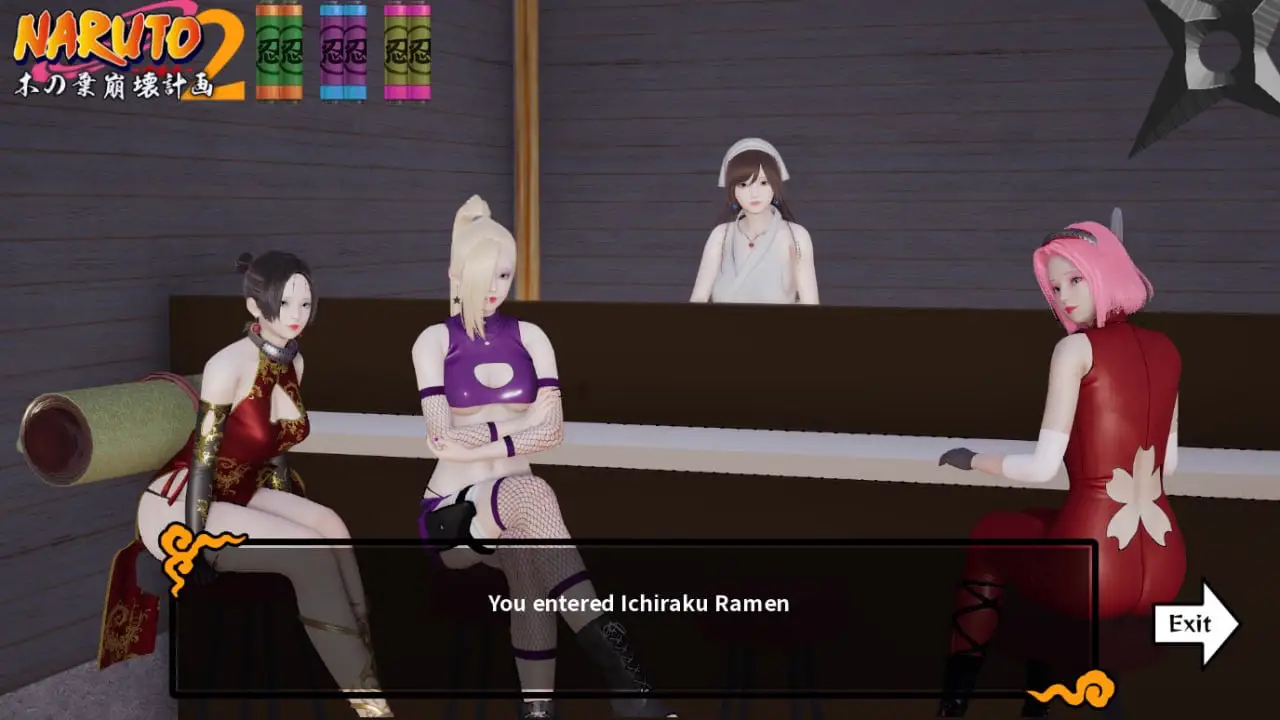 11732[欧美SLG]木叶粉碎计划 II Konoha Crush Plan II [v0.4] 修复汉化版【PC+安卓/810MB/更新】