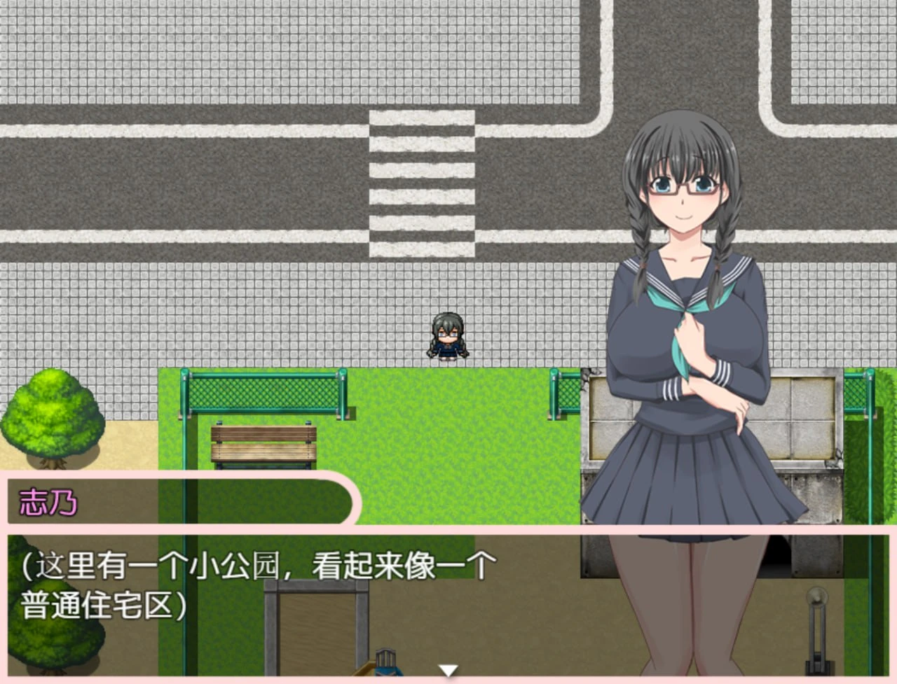 12201[RPG/制服/羞耻]JK志乃是隐藏痴女 JK志乃は隠れ痴女 ダブルメロン 内嵌汉化[PC+安卓]+作弊码