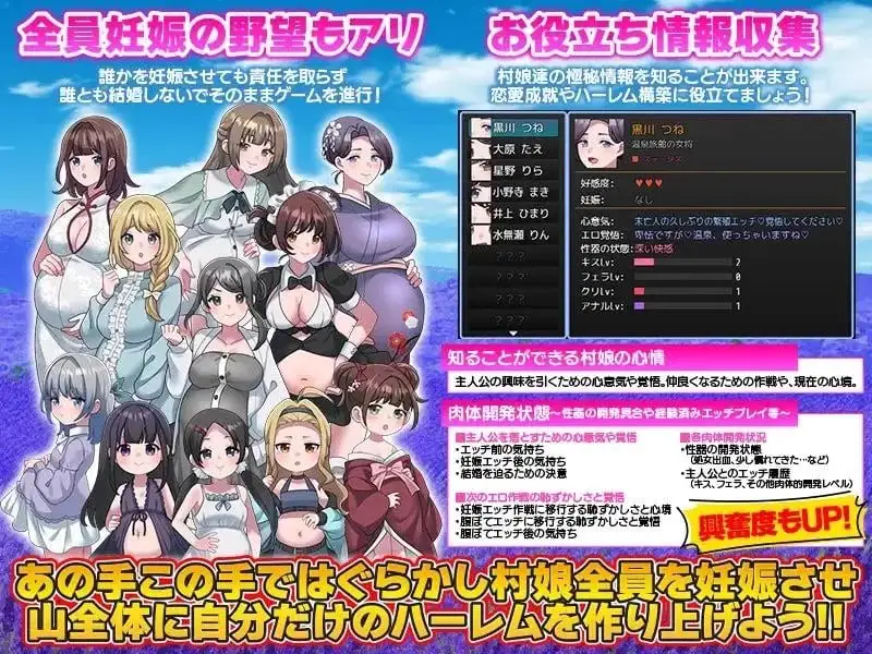12647[RPG/后宫/怀孕]妊娠后宫生活模拟 妊娠ハーレム生活シミュレーション AI汉化[PC+安卓mtool]