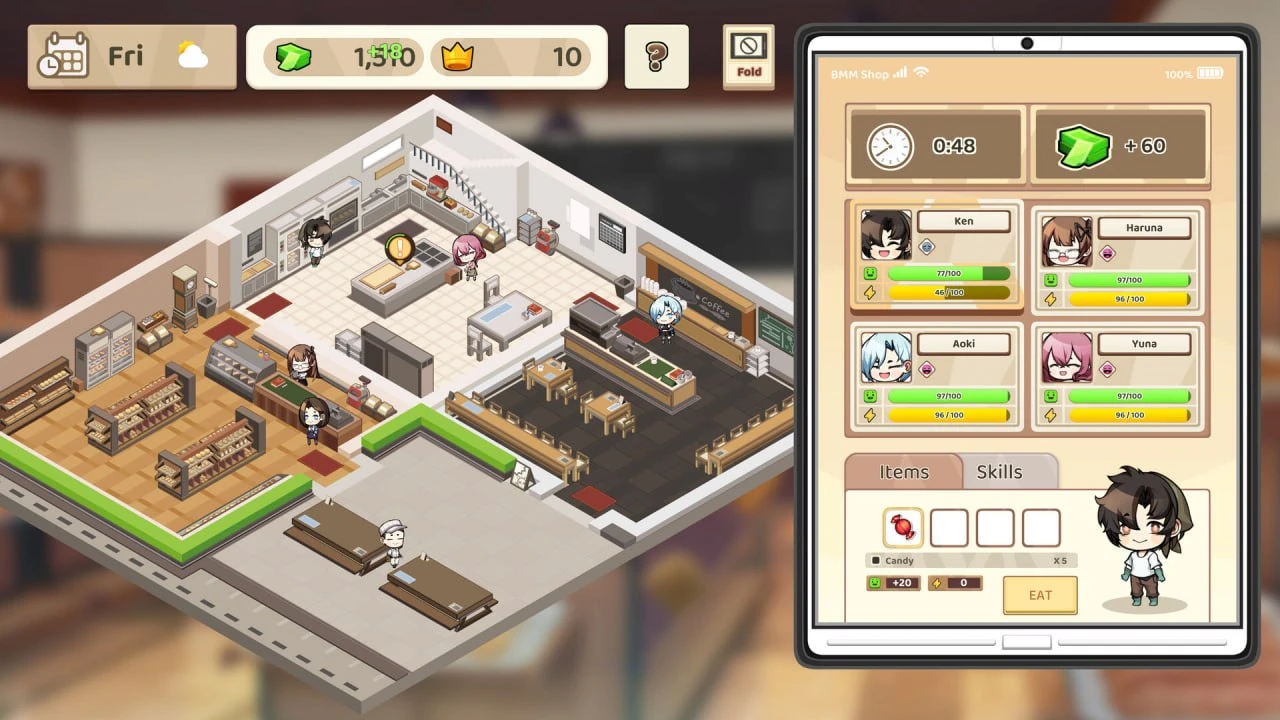 13249[SLG/经营/后宫/动态] 顽皮面团 Naughty Doughy v1.1.1 半AI汉化[PC+安卓盖世]