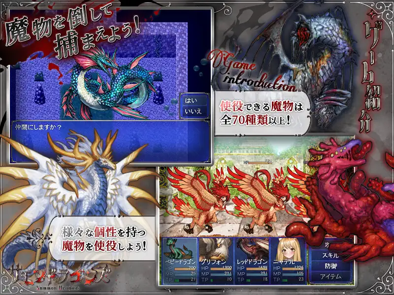 13260【日系RPG】魔群岛调查录 サモンドラゴンズ 1.0 内嵌AI汉化[PC+安卓]+作弊码