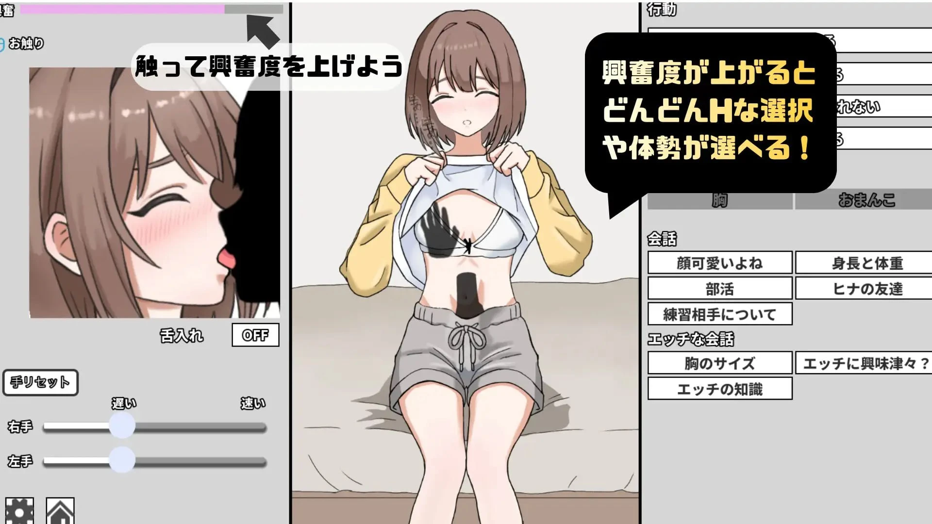 13879[SLG/触摸/动态]妹妹的第一次克服训练！ 妹のハジメテ克服レッスン！内嵌AI汉化[PC+安卓joi]