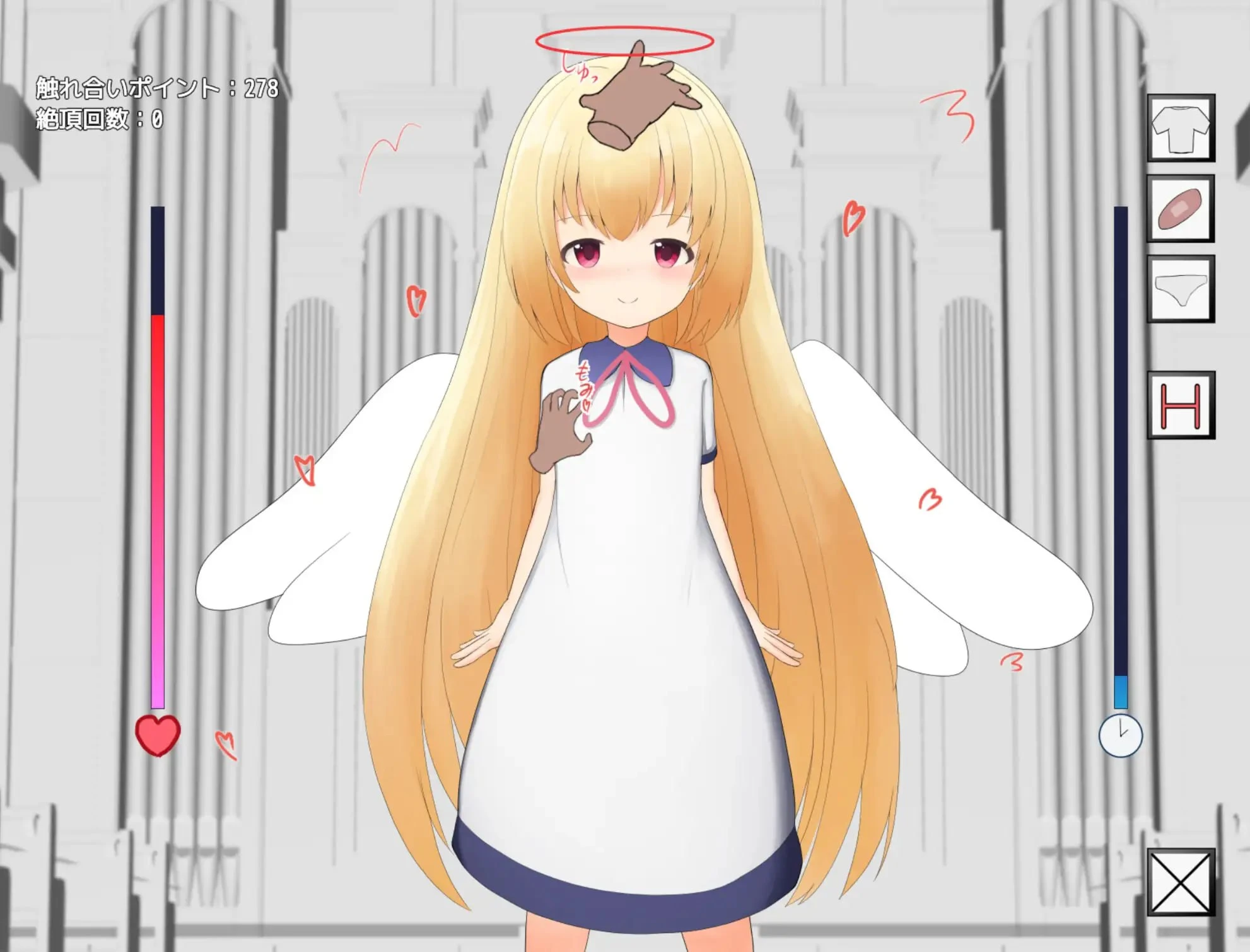 14013[SLG/触摸/甜蜜]心跳触摸小天使 どきどきおさわり小天使ちゃん v1.0.0 内嵌汉化 [PC+安卓]