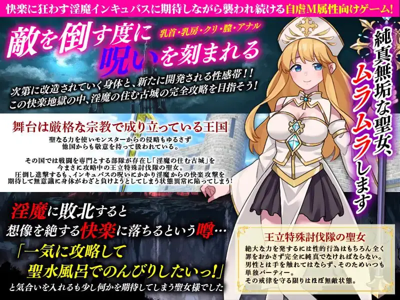 14197[RPG/恶堕]性感带育成SLG 魅魔的诅咒 性感帯育成SLG インキュバスの呪い v1.0 AI汉化 [PC+安卓mtool]