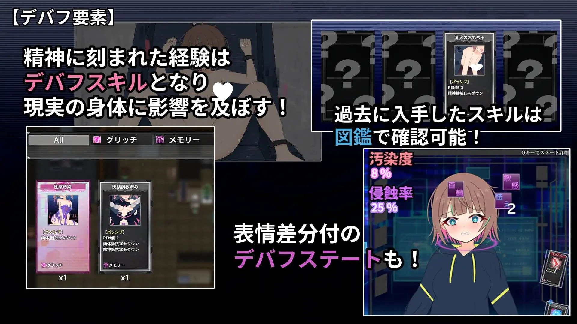 14263[RPG/卡牌/拘束/凌辱]幻装少女娜姬 -赛博色情陷阱地牢潜入录 – 幻装少女ナギ -サイバーエロトラップダンジョン潜行録- v1.0.0 AI汉化 [PC+安卓mtool]