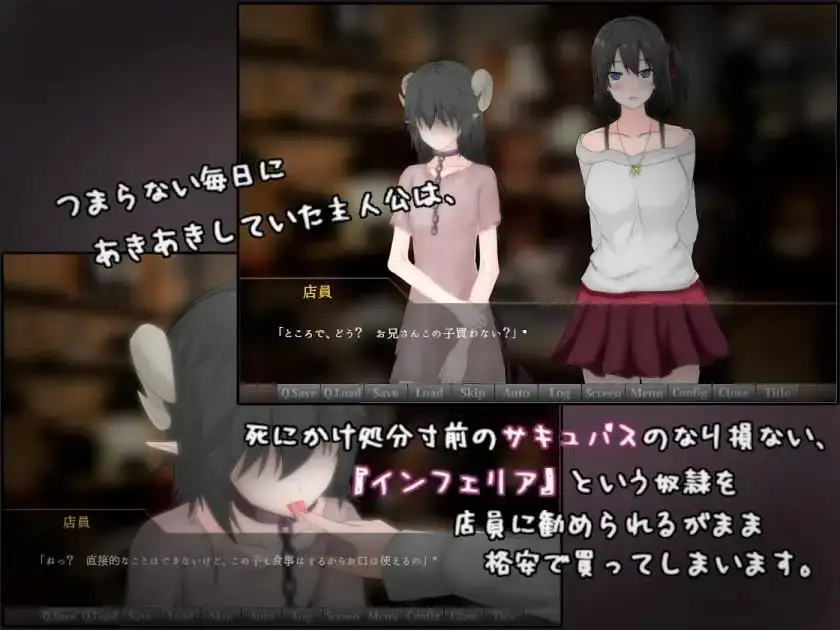 14303[ADV/男性受/后宫]如果试着买下魅魔奴隶 もしもサキュバスの奴隷をかってみたら・・・ Ver2.2 AI汉化