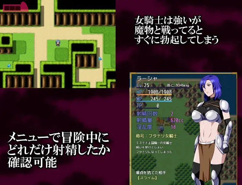14375[RPG/扶她]女骑士拉莎～淫靡肉棒的诅咒～ 女騎士ラーシャ～淫靡なる肉棒の呪い～内嵌AI汉化[PC+安卓joi]