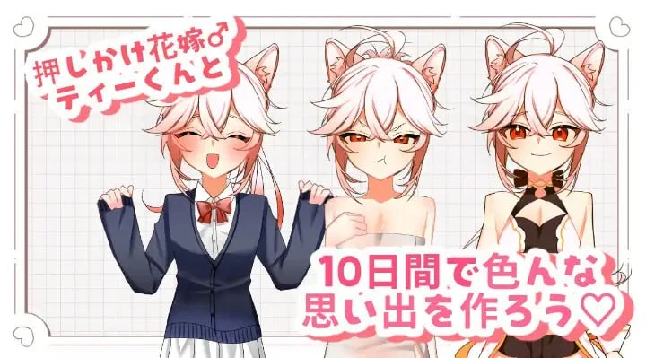 14429[SLG/动态/伪娘]小蒂的色色新娘修行♡ 【ケモショタ花嫁♂】ティーくんのえっちな花嫁修行♡ v1.3 AI汉化 [PC+安卓mtool]
