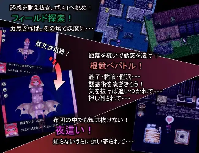 9148[日式RPG/魔物娘] 三枚护符R 理想乡的十二妖女 三枚のおふだR まほろばの十二妖女 V18.5.2 AI汉化版 [1.50G][PC+安卓mtool]