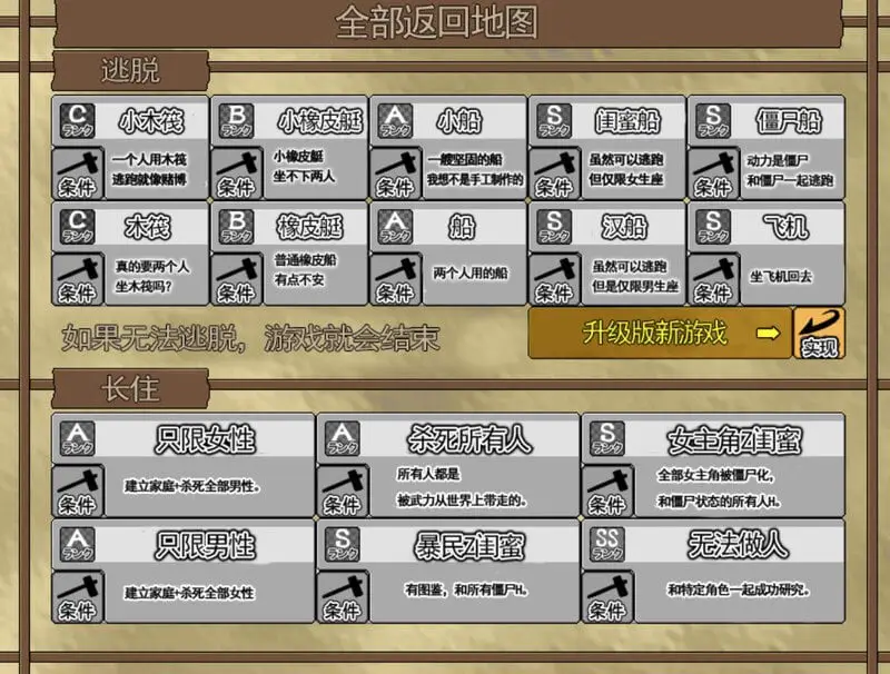4908【爆款SLG/寝取NTR/2C】与僵尸娘在荒岛上生存 在充满僵尸娘的荒岛上求生（ぞんびっ娘アイランド ）1+2 汉化中文PC+安卓