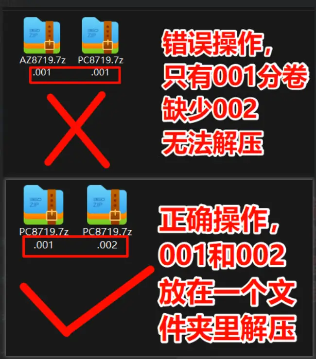 资源下载与解压教程，必看！必看！必看！