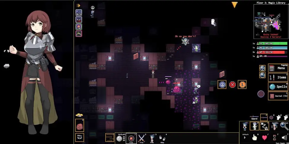 11521【RPG/肉鸽/官中/无码】拘束地牢 束缚地牢 变态地牢 Kinky Dungeon v5.5.0 HotFix 官方中文版 [670M]8657