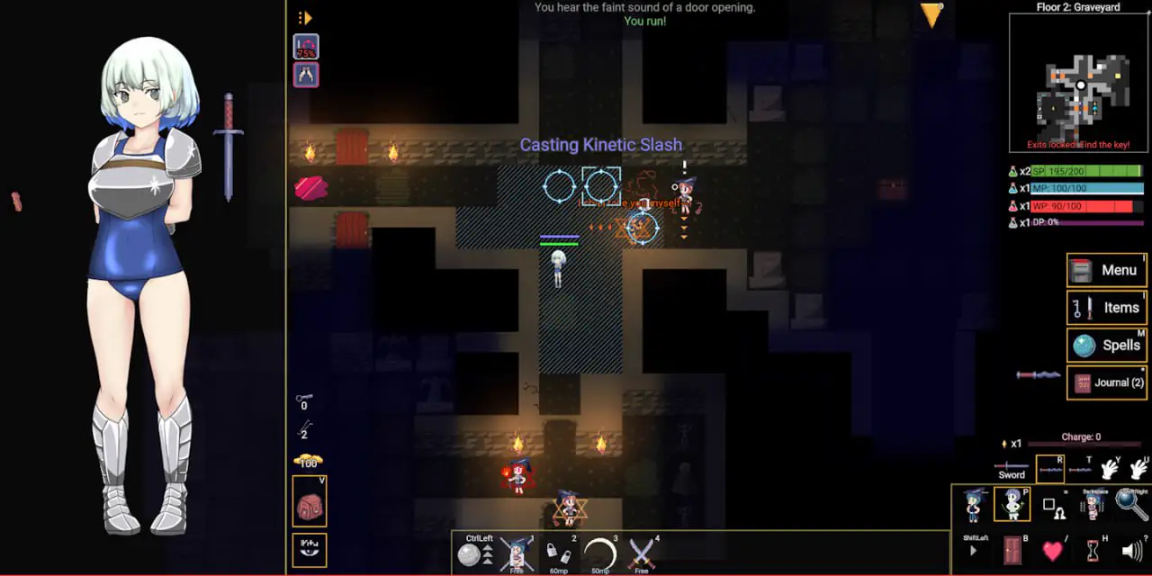 11521【RPG/肉鸽/官中/无码】拘束地牢 束缚地牢 变态地牢 Kinky Dungeon v5.5.0 HotFix 官方中文版 [670M]8657