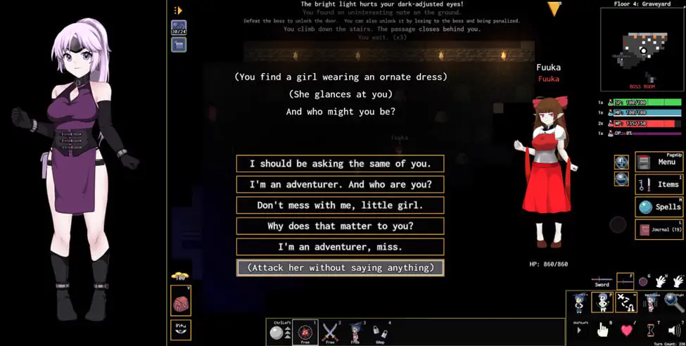 11521【RPG/肉鸽/官中/无码】拘束地牢 束缚地牢 变态地牢 Kinky Dungeon v5.5.0 HotFix 官方中文版 [670M]8657