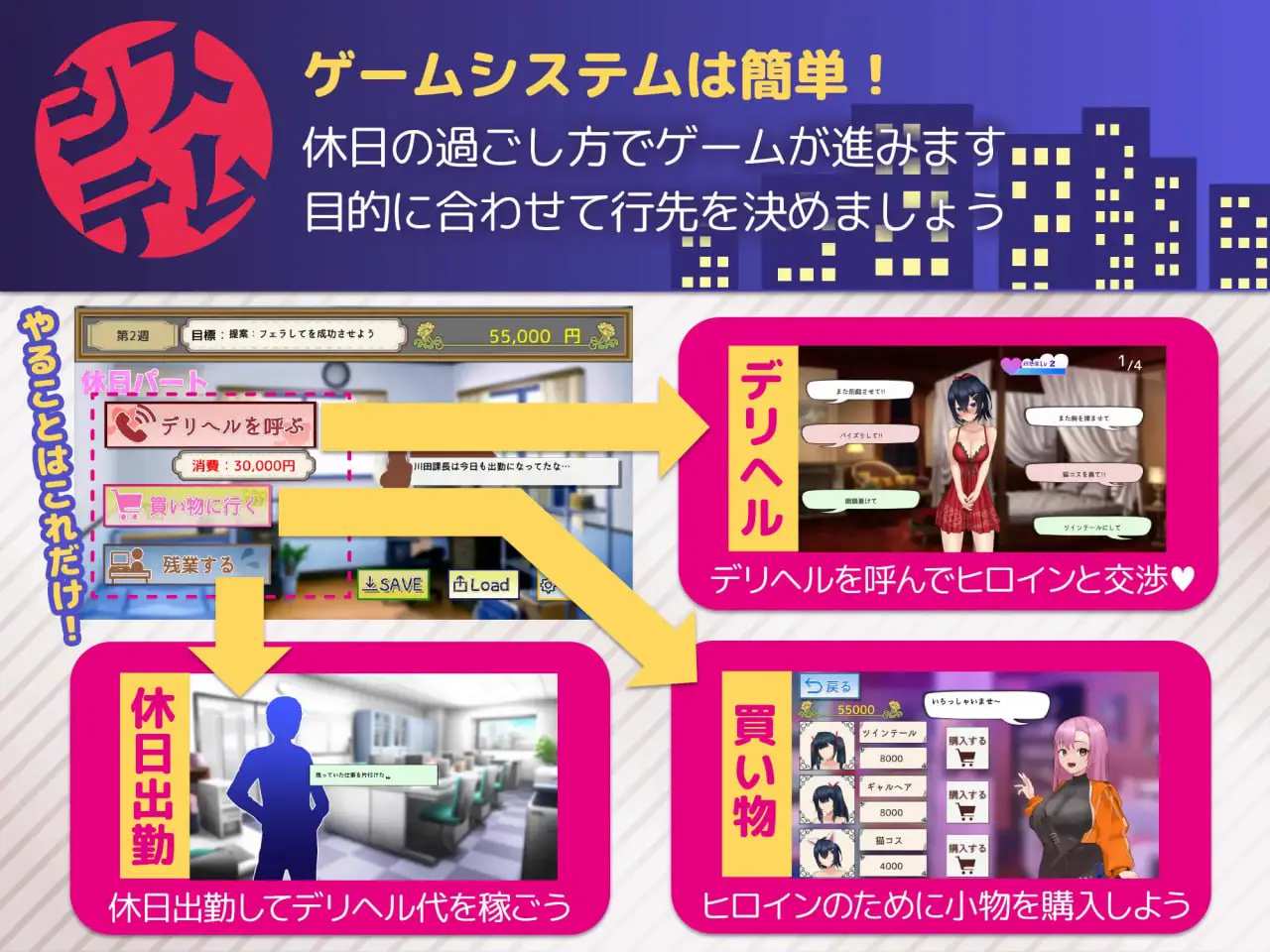6450【SLG/机翻】叫了上门服务发现是同事，结果忍不住一直找她下单 デリヘル呼んだら同僚だったのでリピしまくった【ゴヌーチョ】