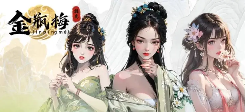 9382[SLG/互动触摸/古风/动态]挨光 金瓶梅 B17135268 STEAM官方中文版+DLC[PC+安卓盖世]