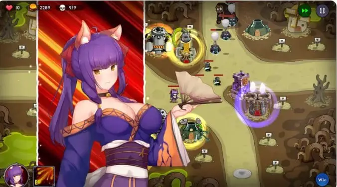 5704【塔防SLG/动态/无码/官中】神秘世界的美丽俏女神 Beautiful Mystic Defenders 正式版+全DLC+全CG存档