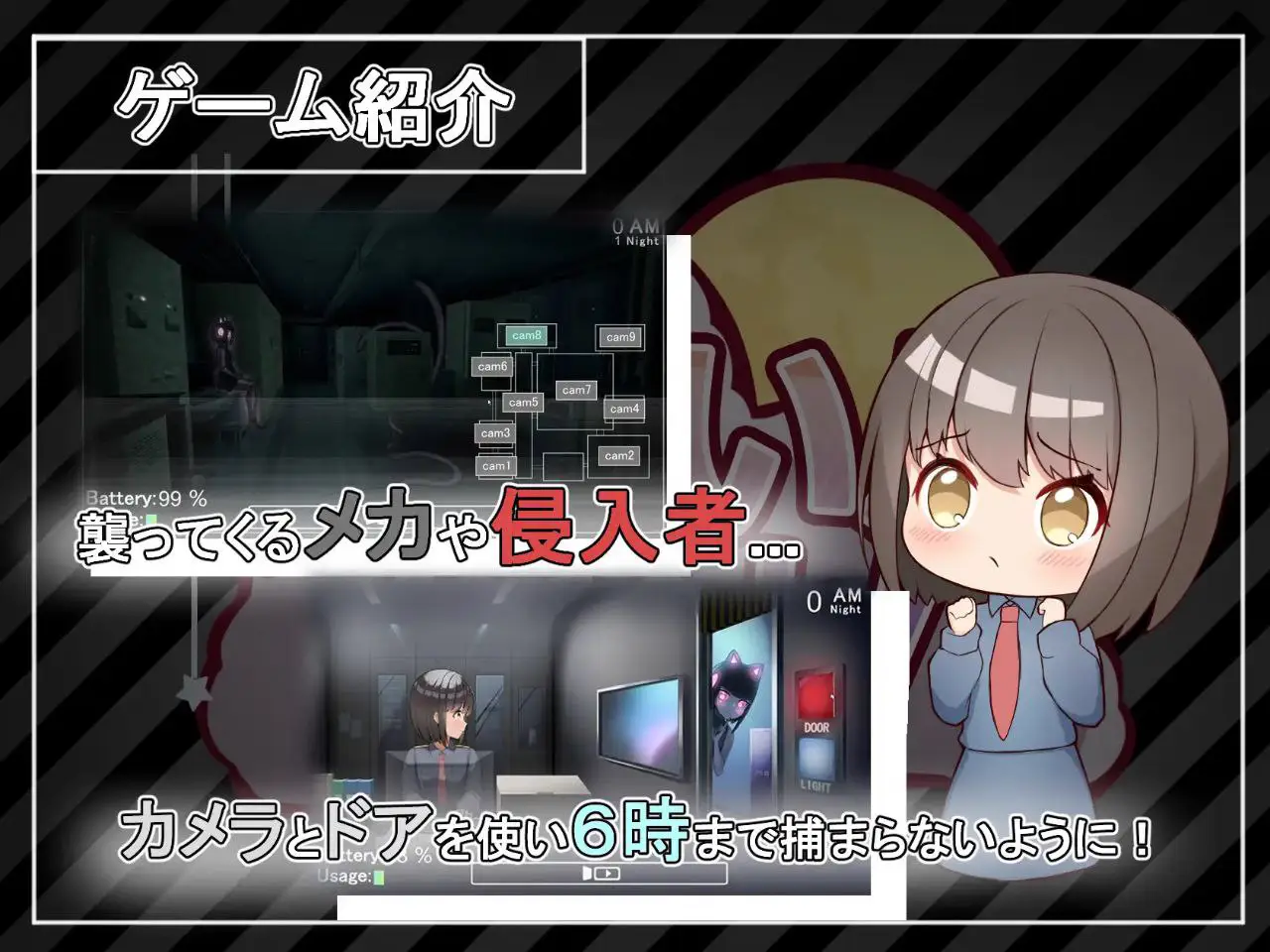 9700[SLG/监控/机械X/动态]ふぁいぶないと! 机翻版 [PC/Winlator模拟器]