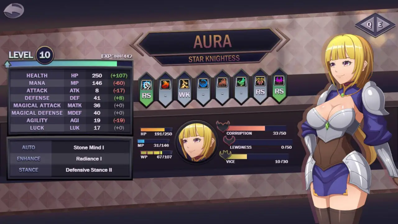 5790【精品RPG/动态步兵/AI汉化】星辰女骑士奥拉 Star Knightess Aura v1.2.1 PC+安卓mtool