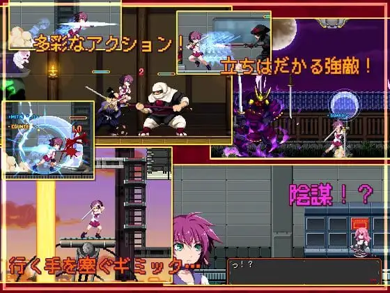 3420【精品ACT/像素动态/生肉】武士樱魂 サムライ・さくらメント v1.2.20 PC