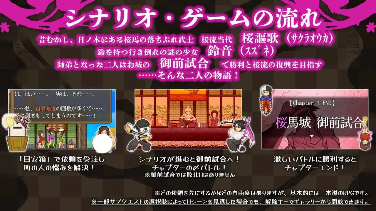4555[精品RPG/PC+安卓]樱御前 桜御前 v1.11+v1.10 AI汉化+存档
