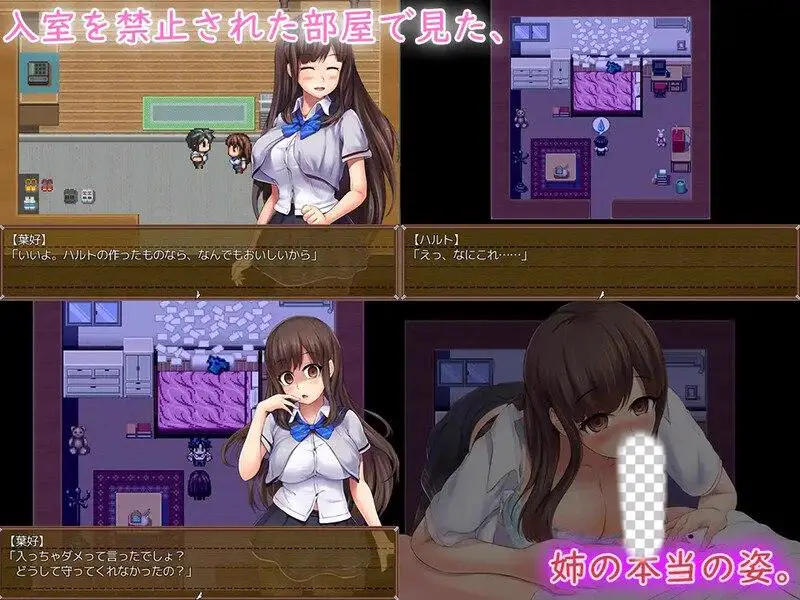 3746[日式RPG/病娇] 在病娇姐姐的手下潜伏~要狠狠惩罚要逃跑的坏孩子~ ヤンデレ姉からの隠伏～逃げ出す悪い子にはお仕置き～ 完整汉化版 [310M]
