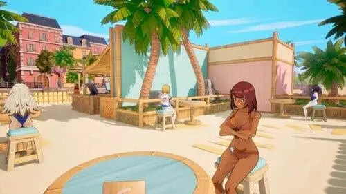 6838【3D/SLG/官中】二次元老婆沙滩酒吧 Waifu Beach Bar