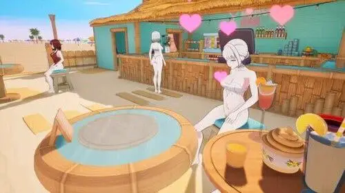 6838【3D/SLG/官中】二次元老婆沙滩酒吧 Waifu Beach Bar
