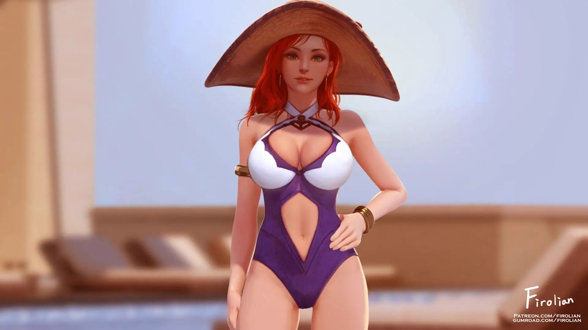 5758【精品SLG/沙盒/汉化】好运姐的泳池狂欢！World of Firo v1.0 PC+安卓