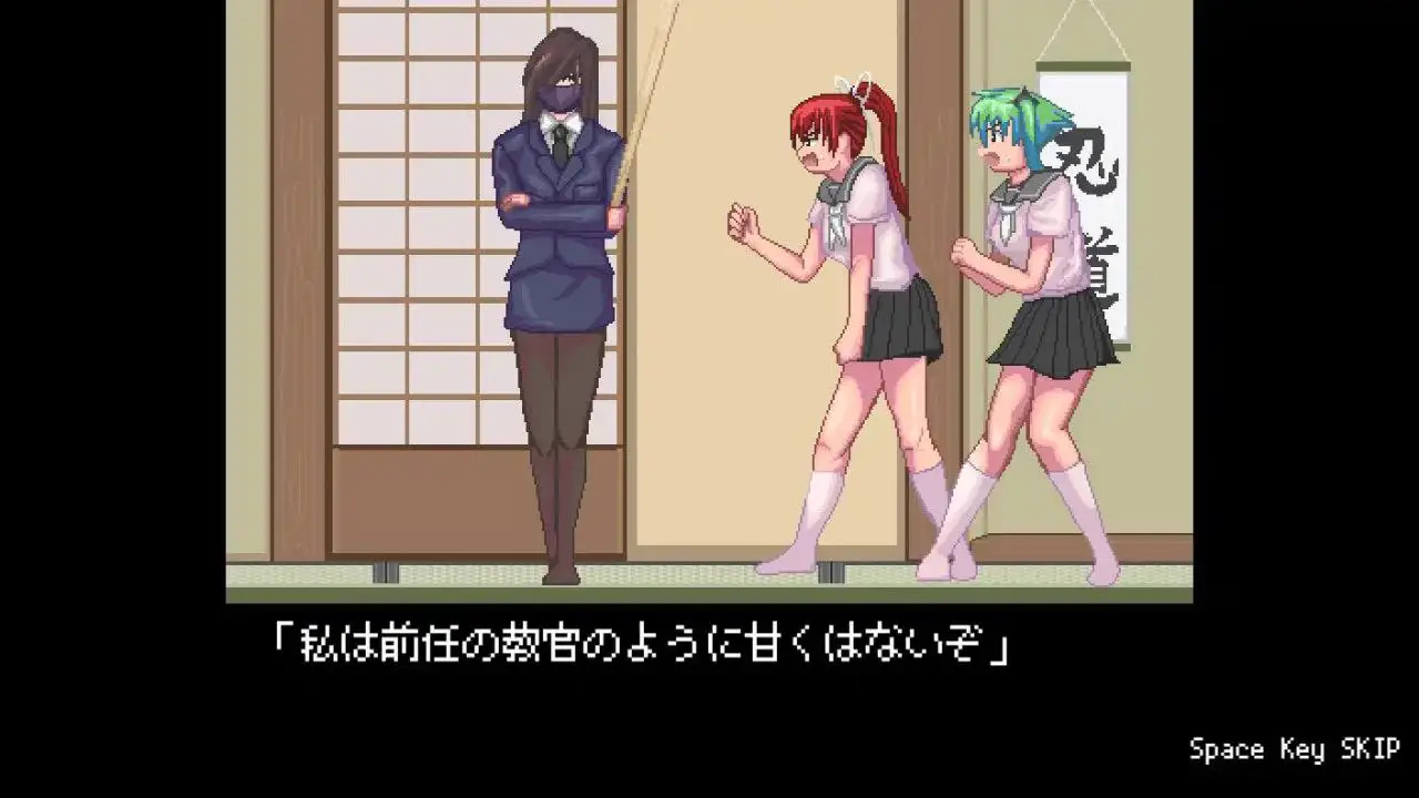 6847【SLG/像素动态/汉化】忍者少女的修行-逃跑吧！にんじゃ修行～走り込み～
