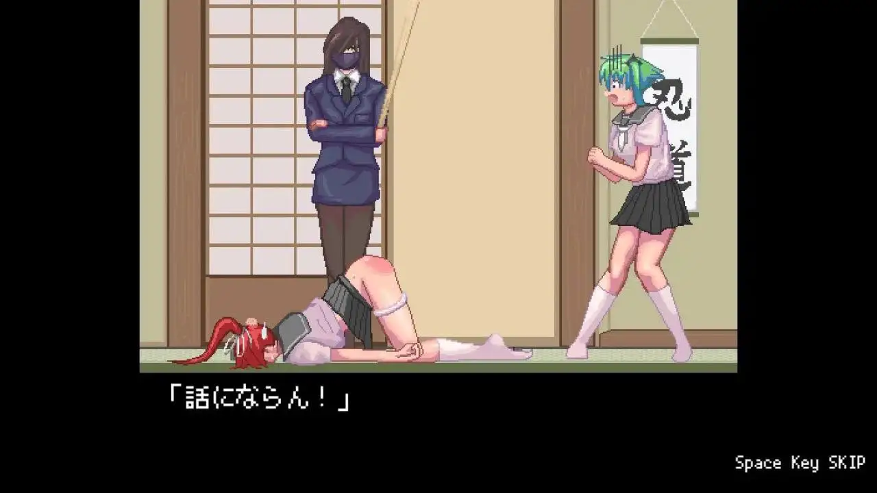 6847【SLG/像素动态/汉化】忍者少女的修行-逃跑吧！にんじゃ修行～走り込み～
