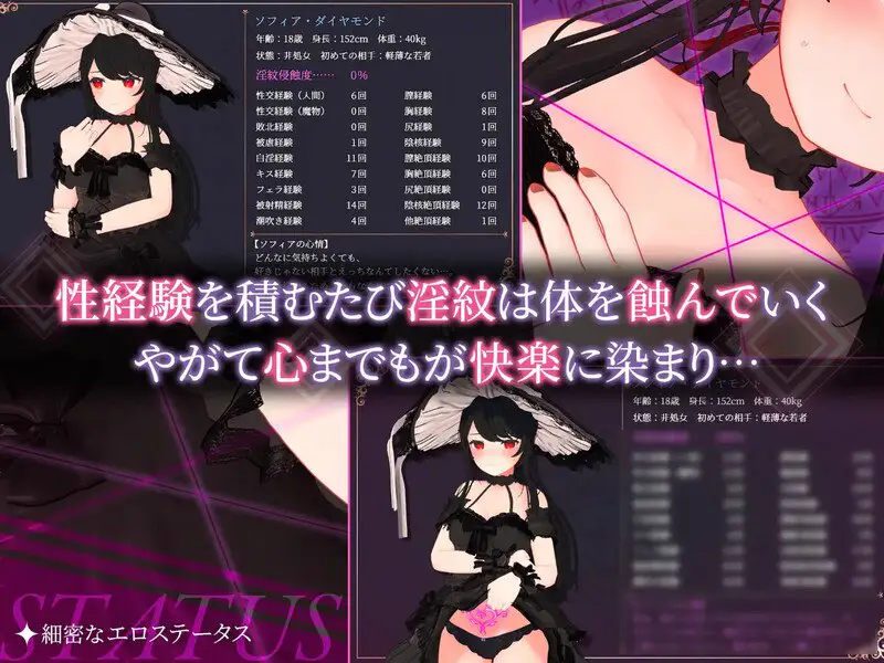 4987[日式RPG/3D/异种X] 索菲娅与巴比伦的淫纹～孤高天才魔导士的堕落～ ソフィアとバビロンの淫紋~孤高なる天才魔導士の堕落~ AI汉化版+全回想存档 [1.50G][PC+安卓mtool]