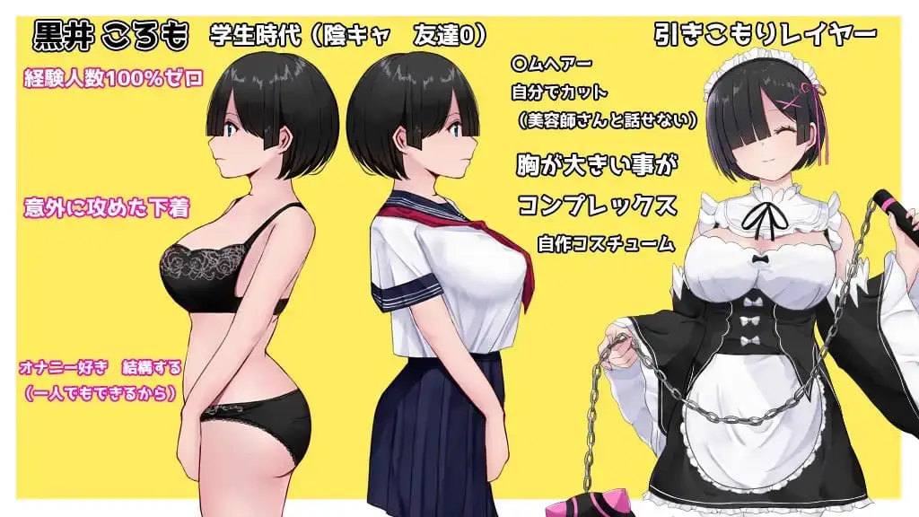 7967【爆款RPG/女仆/官中】Cosplayer黑井衣 コスプレイヤーズクエス Cosplayer’s Quest 黑发蕾姆：COSPLAY的异世界冒险 [PC+安卓joi]