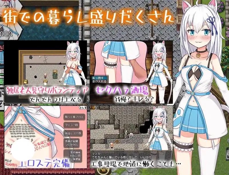 7191[日式RPG/堕落/动态/露出] 赚钱吧!猫耳娘～异世界卖春SLG～ 稼げ猫耳娘 ～異世界売春SLG～ V1.0 AI汉化版 [PC+安卓-3.40G]
